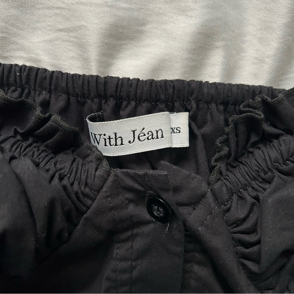 With Jean Louie Top in Black, Size XS - Picture 4 of 6